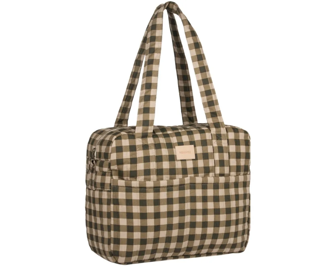 Nobodinoz Bolso Carro Bebé Hyde Park Waterproof Green Checks^Niños Bolsos Carro Bebé