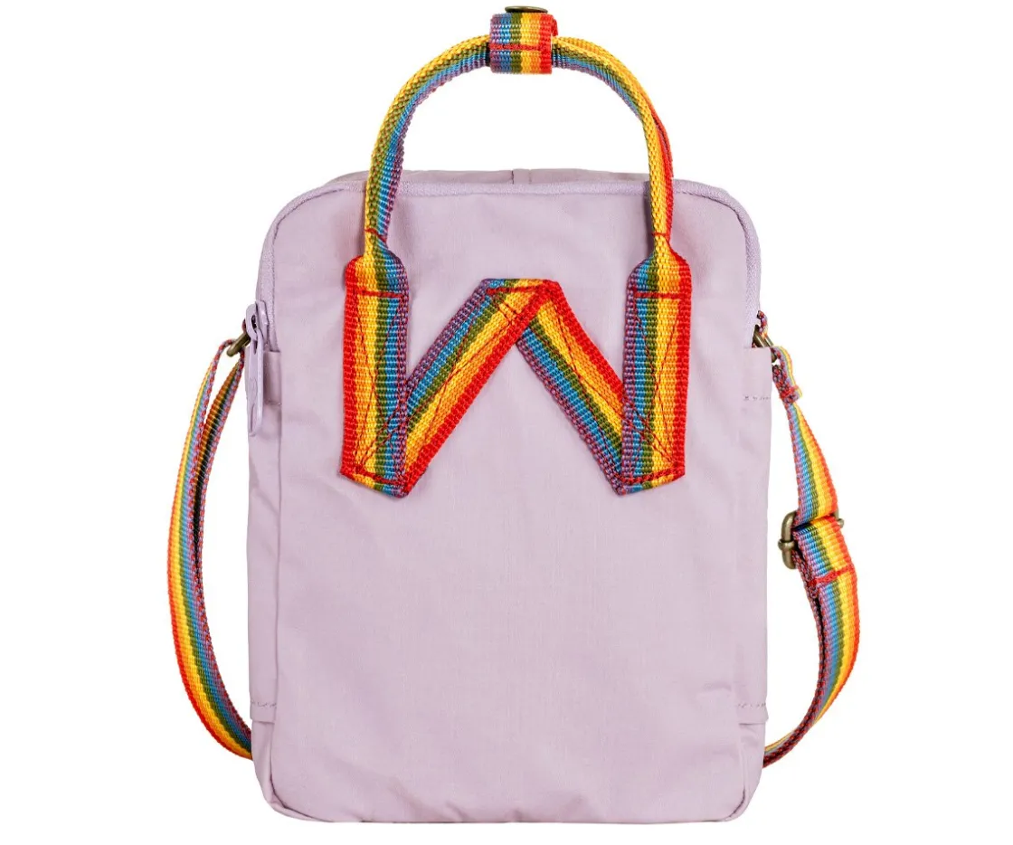 Fjällräven Bolso Kanken Rainbow Sling Pastel Lavender