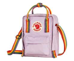 Fjällräven Bolso Kanken Rainbow Sling Pastel Lavender