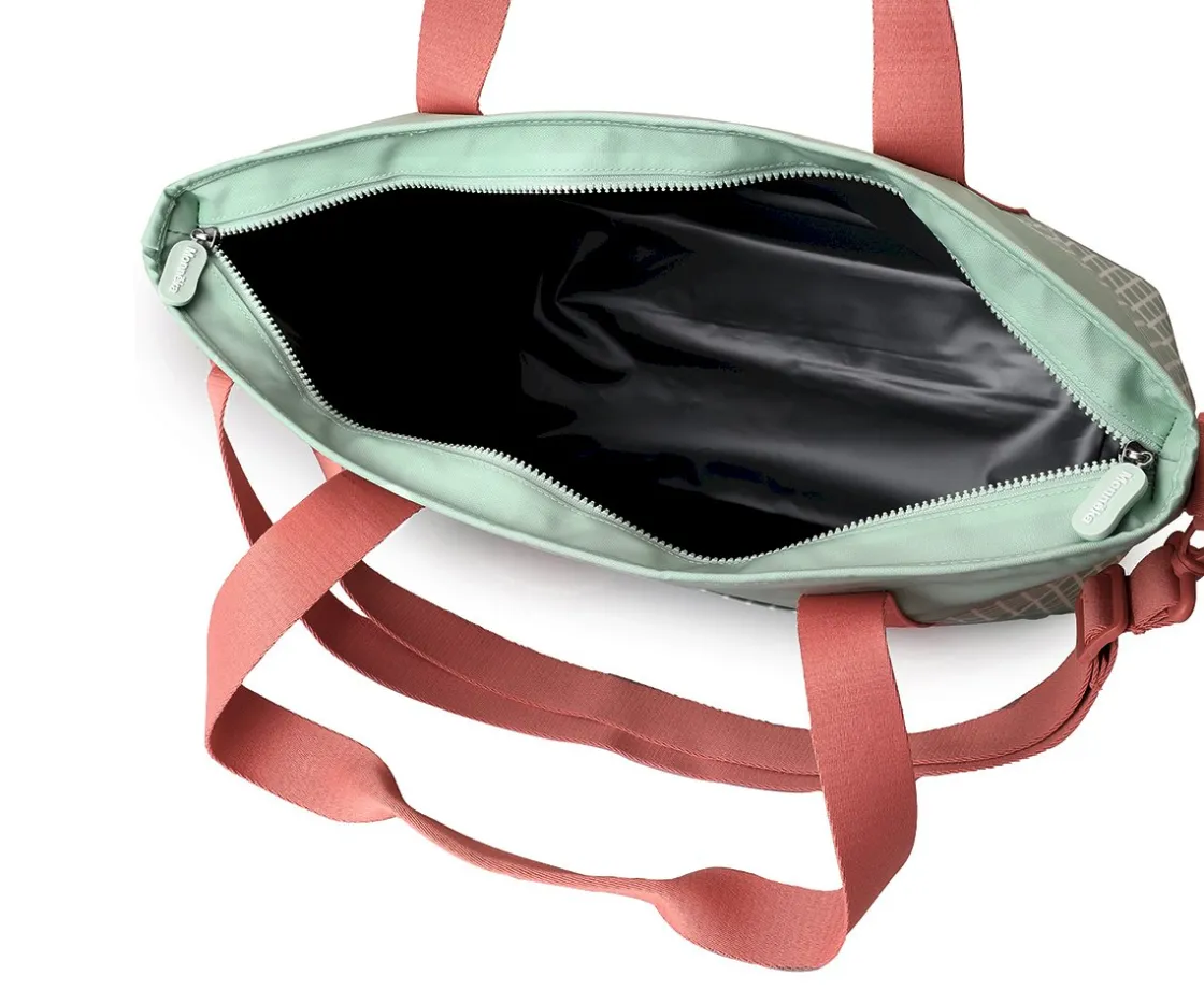 Monnëka Bolso Nevera Stripes Sage