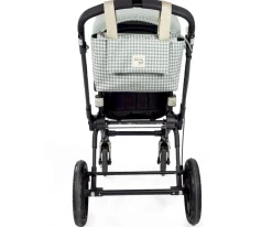 Walking Mum Bolso Organizador I Love Vichy Verde^Niños Bolsos Carro Bebé