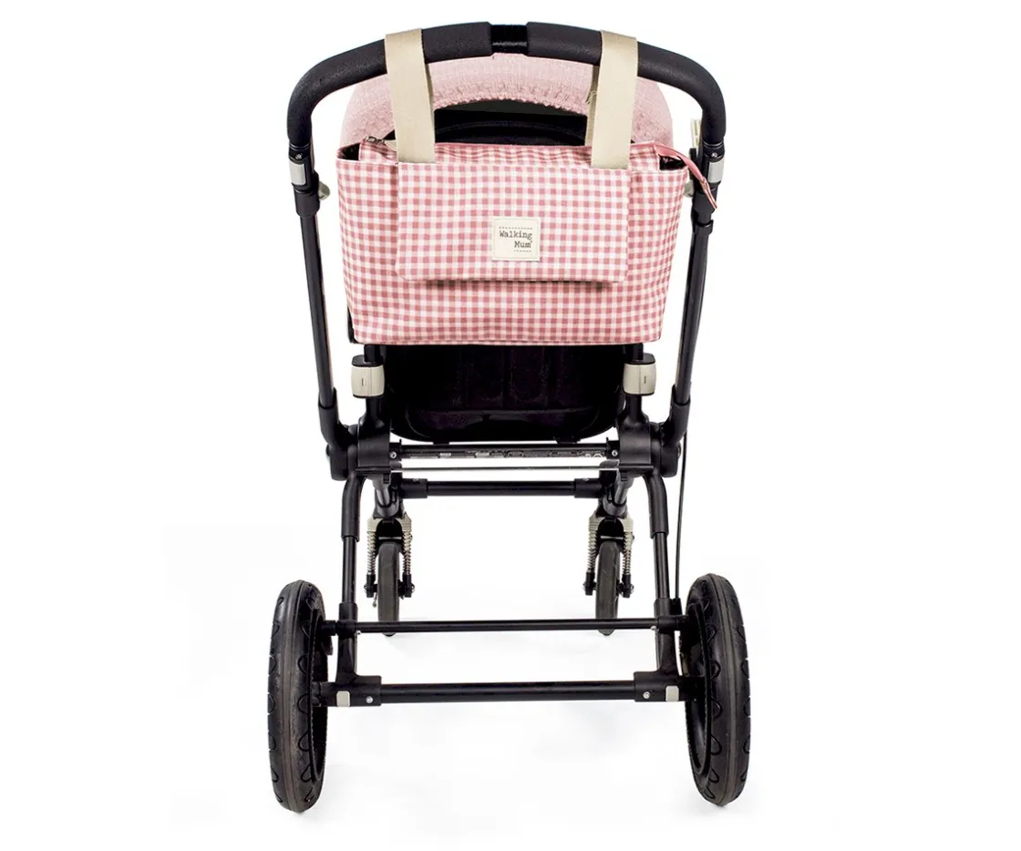 Walking Mum Bolso Organizador I Love Vichy Rosa^Niños Bolsos Carro Bebé