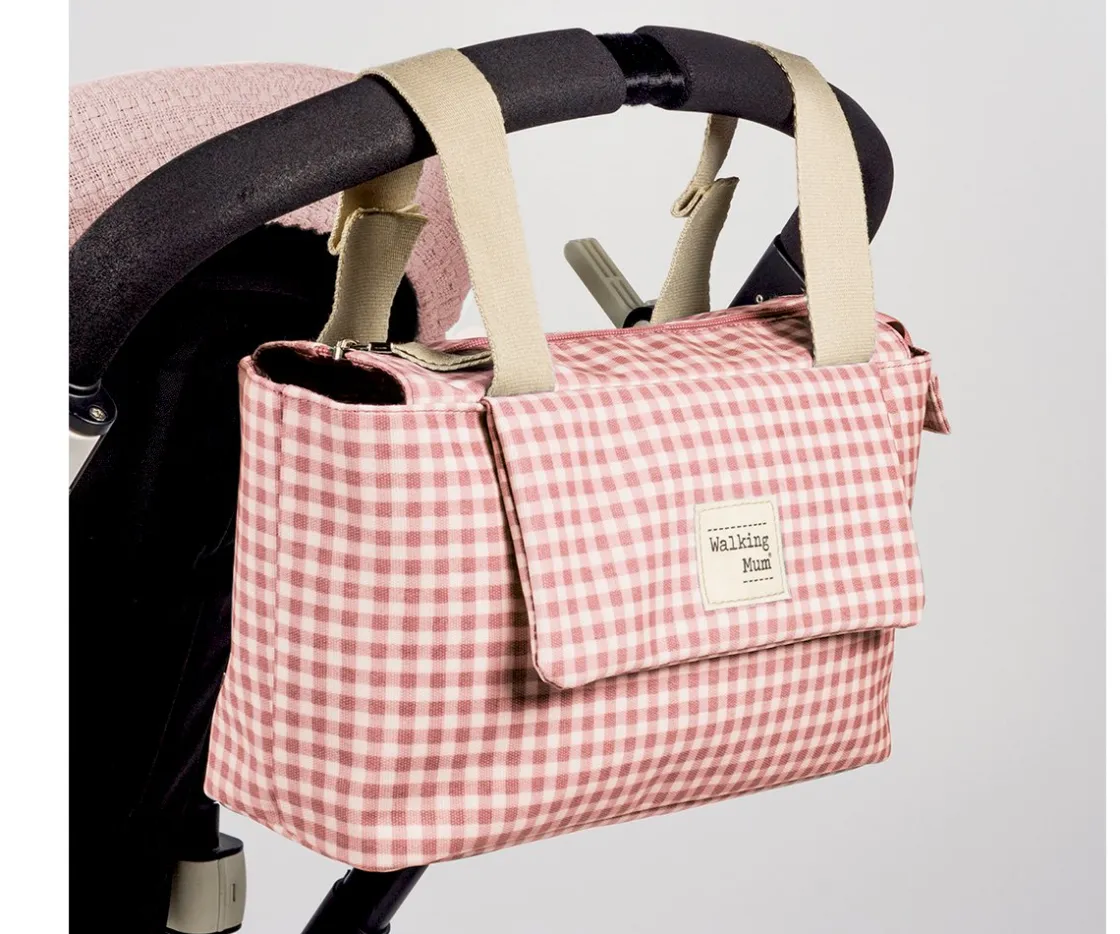 Walking Mum Bolso Organizador I Love Vichy Rosa^Niños Bolsos Carro Bebé