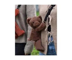 Doudou et Compagnie Bolso Osito de Peluche Rosa 30cm
