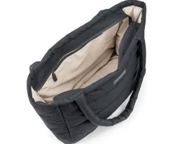 Niños Done by Deer Bolso Tote Acolchado Black con Cambiador