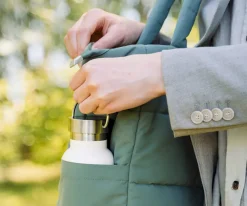 Done by Deer Bolso Tote Acolchado Green con Cambiador