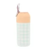 Monnëka Botella Acero con Funda Stripes Apricot Personalizable 750ml^ Botellas Para Personalizar