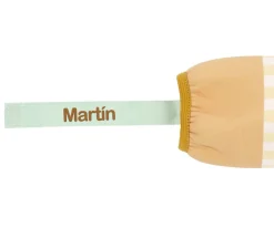 Monnëka Botella Acero con Funda Stripes Yellow Chess Personalizable 750ml