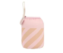 Monnëka Botella Acero con Funda Stripes Pink Personalizable 350ml^ Botellas De Acero