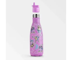 Chilly’s Bottles Botella Acero Inoxidable Kids Crew Lila 350 ml^ Botellas De Acero