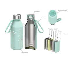 Carl Oscar Botella Acero Inoxidable TEMPflask Spirit Harmony 500ml Green