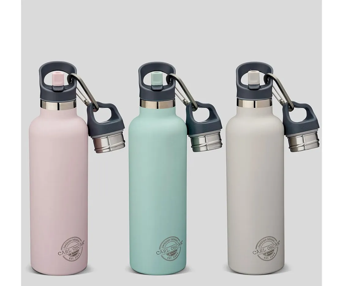 Carl Oscar Botella Acero Inoxidable 700ml Temp Gris^ Termos Infantiles