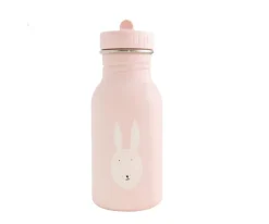 Trixie Botella Acero Mrs. Rabbit 350ml + 6 Pegatinas Redondas Rose Regalo^ Botellas De Acero