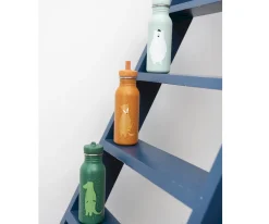 Trixie Botella Acero Mrs.Giraffe 500ml + 6 Pegatinas Redondas Blue Regalo^ Botellas De Acero