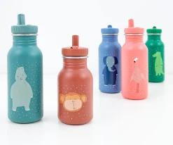 Trixie Botella Acero Mrs.Mouse 500ml + 6 Pegatinas Redondas Blue Regalo^ Botellas De Acero