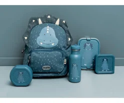 Trixie Botella Acero Mr.Triceratops 350ml + 6 Pegatinas Redondas Blue Regalo^ Botellas De Acero