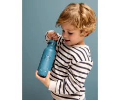 Trixie Botella Acero Mr.Triceratops 350ml + 6 Pegatinas Redondas Blue Regalo^ Botellas De Acero