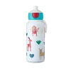 Mepal Botella Campus Pop-Up Animal Friends 400ml^ Botellas De Plástico