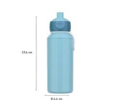 Mepal Botella Campus Pop-Up Cool Blue 400ml^ Botellas De Plástico