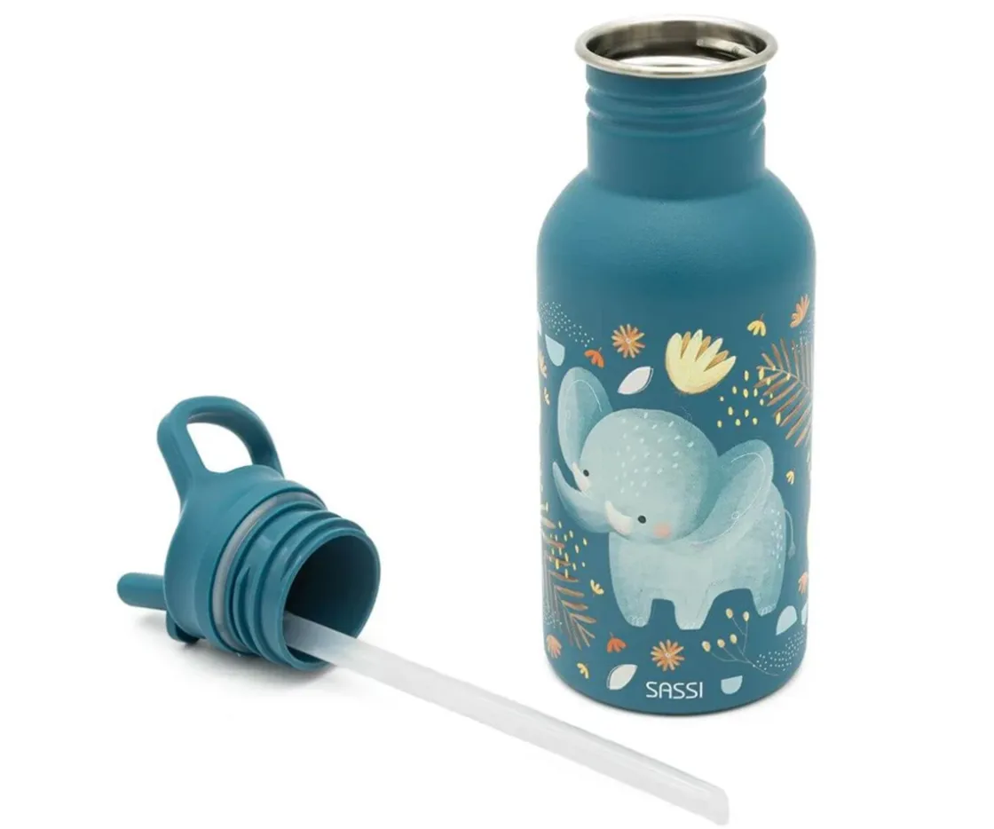 Sassi Botella de Acero Elefante 500ml^ Botellas De Acero