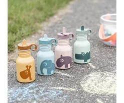 Done by Deer Botella de Acero Elphee Azul^ Botellas De Acero