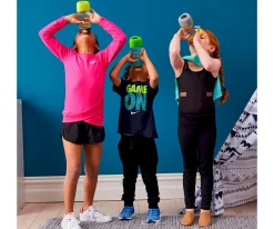 b.box Botella de Tritán con Boquilla y Asa 600 ml Emerald Forest^ Botellas De Plástico