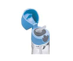 b.box Botella de Tritán con Pajita 450 ml Blue Slate^ Botellas De Plástico