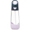 b.box Botella de Tritán con Pajita 600 ml Indigo Rose^ Botellas De Plástico