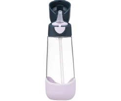 b.box Botella de Tritán con Pajita 600 ml Indigo Rose^ Botellas De Plástico