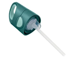 b.box Botella de Tritán con Pajita 450 ml Emerald Forest^ Botellas De Plástico