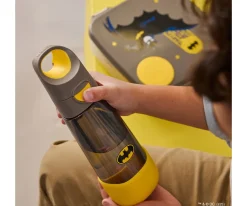 b.box Botella de Tritán con Pajita 600 ml Batman^ Botellas De Plástico