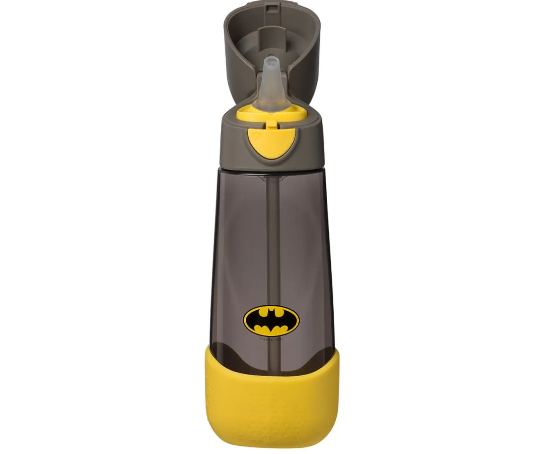 b.box Botella de Tritán con Pajita 600 ml Batman^ Botellas De Plástico
