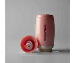 Tommee tippee Botella Isotérmica Antigoteo con Pajita Rosa Pastel 266ml^ Botellas De Plástico