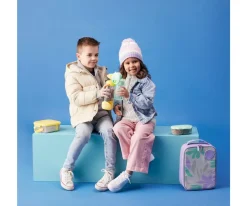 b.box Botella Junior con Pajita 380ml Blush Crush^ Botellas De Plástico