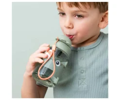 Done by Deer Botella Plástico con Pajita Playground Powder^ Botellas De Plástico