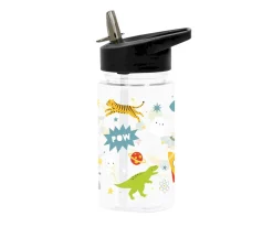 A Little Lovely Company Botella Plástico con Pajita Galaxy 450ml^ Botellas De Plástico