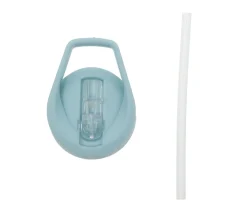 Tutete Botella Plástico con Pajita Glitter Stars Turquoise Personalizable^ Botellas De Plástico