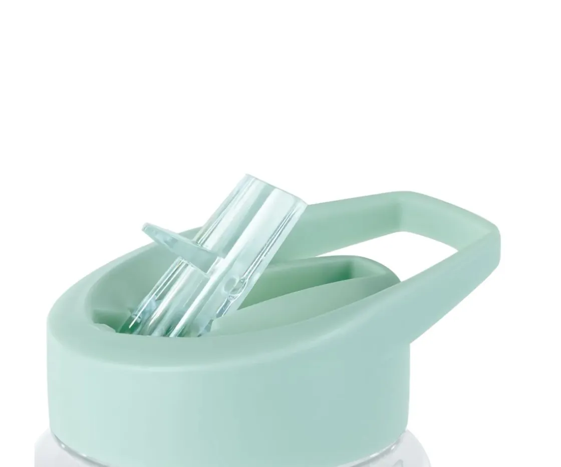 Miniland Botella Plástico con Pajita Kiddie Jungle Personalizable^ Botellas De Plástico