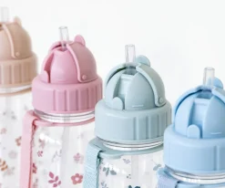 Tutete Botella Plástico Leaves Blue Personalizable^ Colecciones Vuelta Al Cole