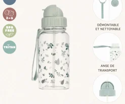 Tutete Botella Plástico Leaves Sage Personalizable^ Colecciones Vuelta Al Cole