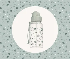 Tutete Botella Plástico Leaves Sage Personalizable^ Colecciones Vuelta Al Cole