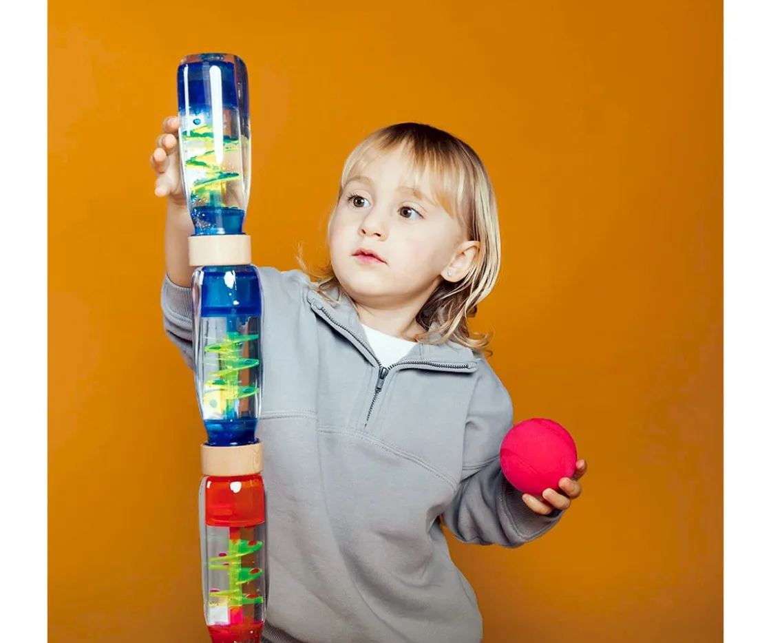 Niños Petit Boum Botella Sensorial Move Spiral Blue