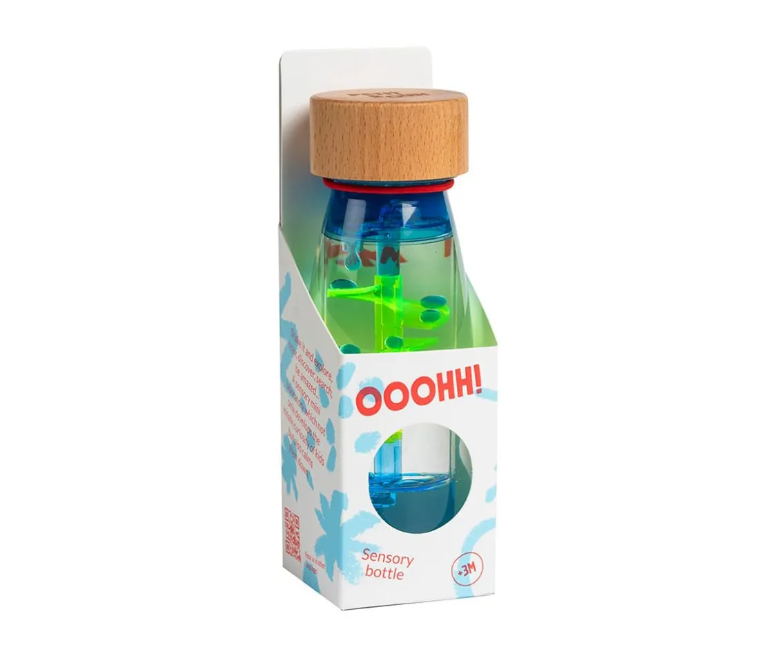 Niños Petit Boum Botella Sensorial Move Spiral Blue
