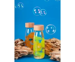 Niños Petit Boum Botella Sensorial Sonidos Pez Globo