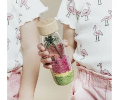 Niños Petit Boum Botella Sensorial Spy Flamingo