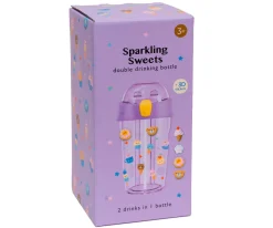 Petit Monkey Botella Tritán 2 en 1 Sparkling Sweets^ Botellas De Plástico