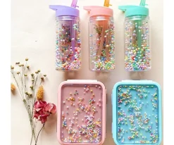 Petit Monkey Botella Tritán Popsicles Lilac Personalizable