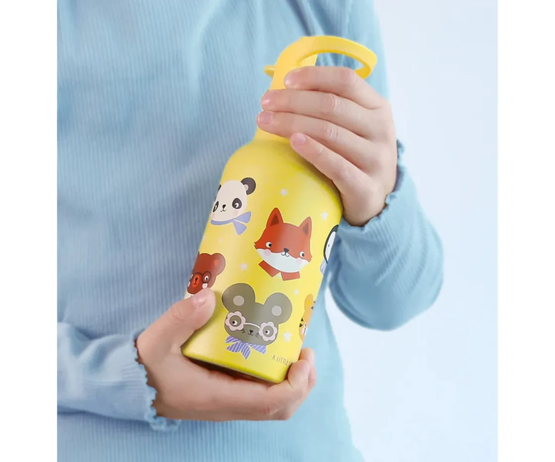 A Little Lovely Company Botella Térmica Acero Animal Friends 350ml