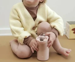 Fabelab Botella Térmica Acero Bunny Old Rose