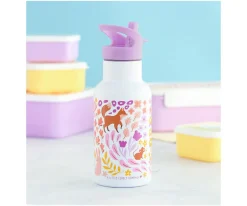 A Little Lovely Company Botella Térmica Acero Flower Garden 350ml^ Botellas De Acero